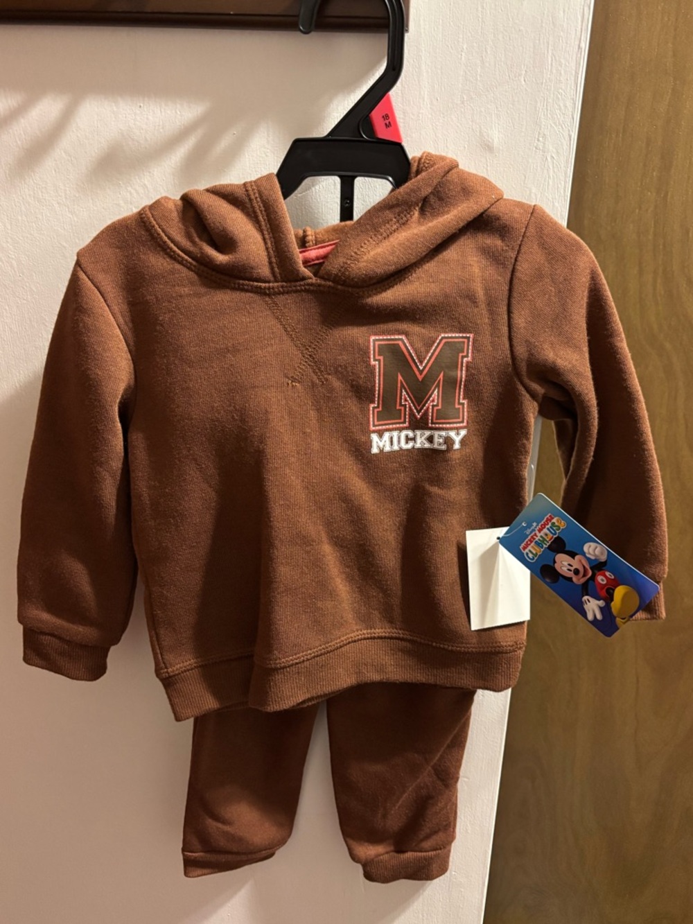 Disney Mickey Hoodie & Jogger Set -18M